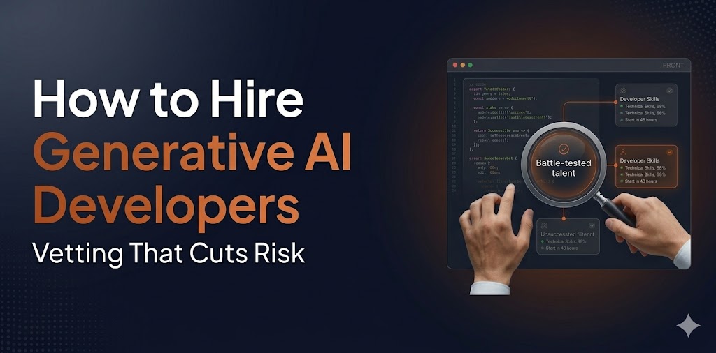 How to Hire Generative AI Developers: The Real Vetting That Cuts Risk