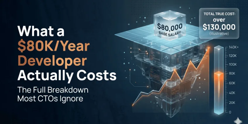 What a $80K/Year Developer Actually Costs: The Full Breakdown Most CTOs Ignore