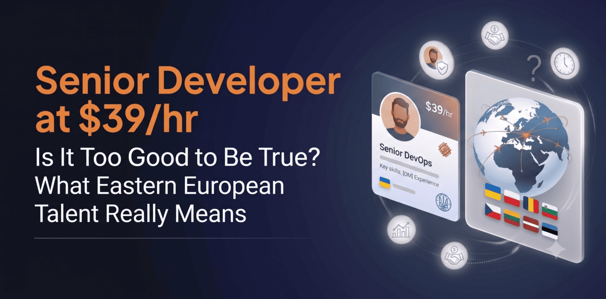 Senior Developer at $39/hr: Is It Too Good to Be True? What Eastern European Talent Really Means