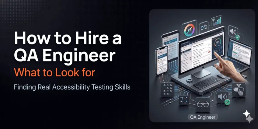 How to Hire a QA Engineer with Real Accessibility Testing Skills