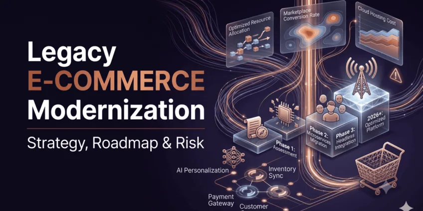 Legacy ecommerce modernization: strategy, roadmap & risk