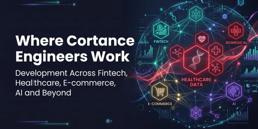 Development Across Fintech, Healthcare, E-commerce, AI and Beyond: Where Cortance Engineers Work
